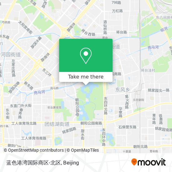 蓝色港湾国际商区-北区 map