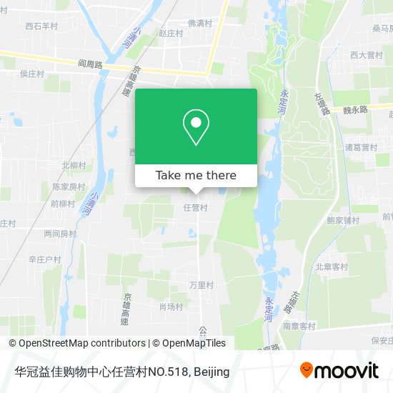 华冠益佳购物中心任营村NO.518 map