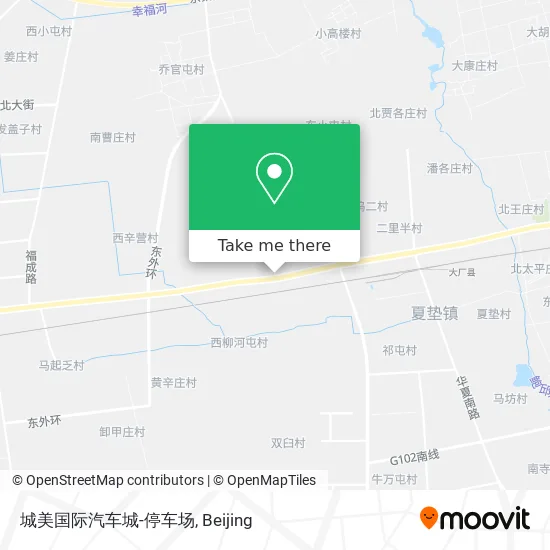 城美国际汽车城-停车场 map