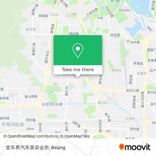 壹车界汽车美容会所 map