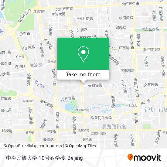 中央民族大学-10号教学楼 map