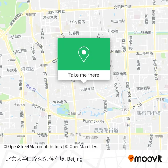 北京大学口腔医院-停车场 map