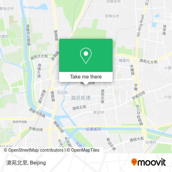 潞苑北里 map