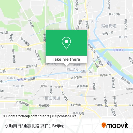 永顺南街/通惠北路(路口) map