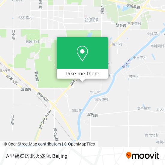 A里蛋糕房北火垡店 map