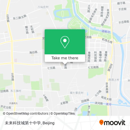 未来科技城第十中学 map