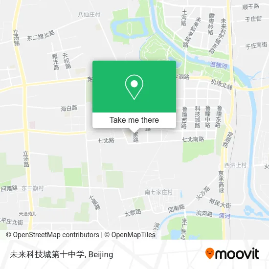 未来科技城第十中学 map