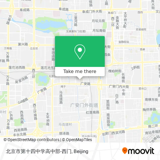 北京市第十四中学高中部-西门 map
