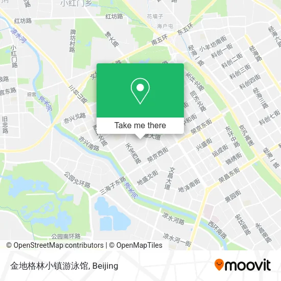 金地格林小镇游泳馆 map