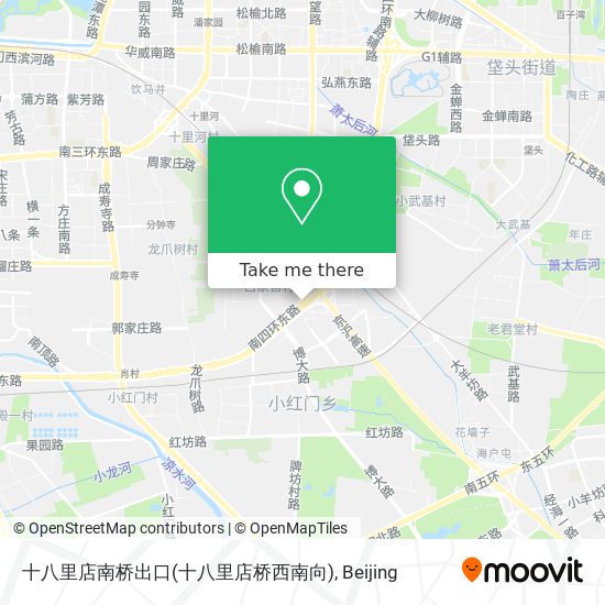 十八里店南桥出口(十八里店桥西南向) map