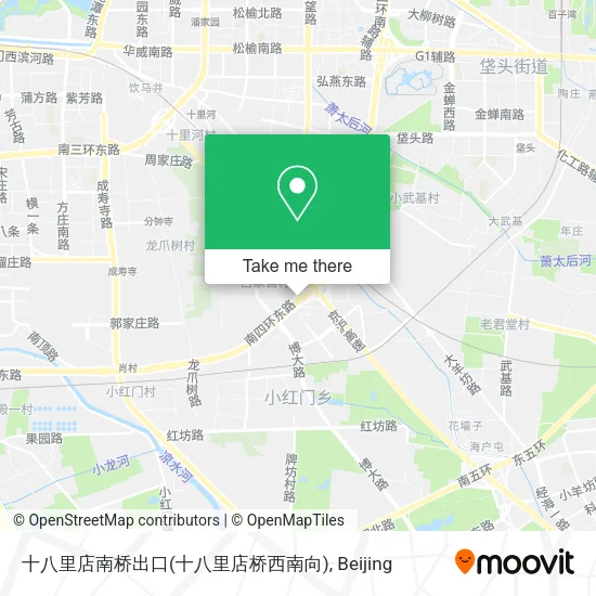 十八里店南桥出口(十八里店桥西南向) map