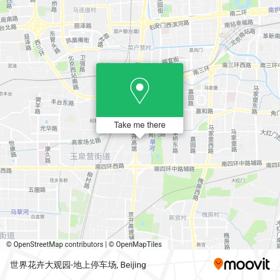 世界花卉大观园-地上停车场 map