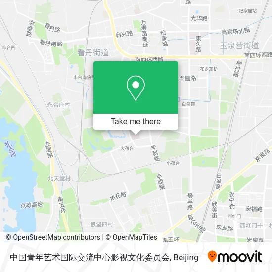中国青年艺术国际交流中心影视文化委员会 map