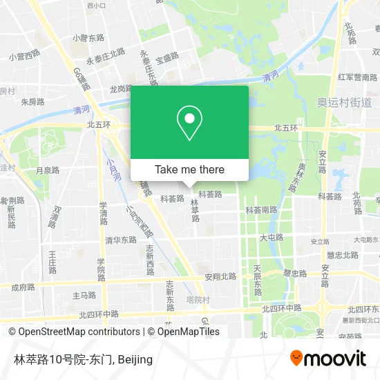 林萃路10号院-东门 map