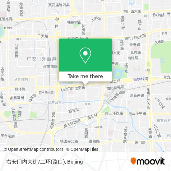 右安门内大街/二环(路口) map