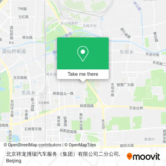 北京祥龙博瑞汽车服务（集团）有限公司二分公司 map