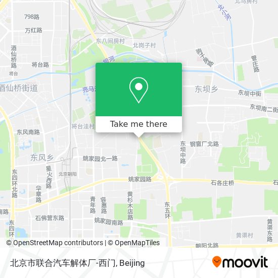 北京市联合汽车解体厂-西门 map