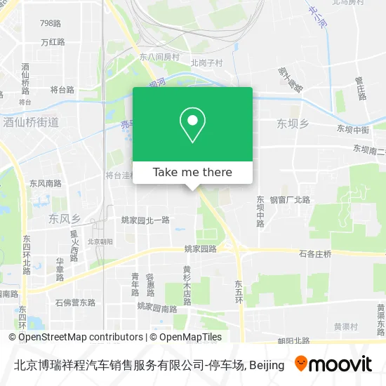 北京博瑞祥程汽车销售服务有限公司-停车场 map