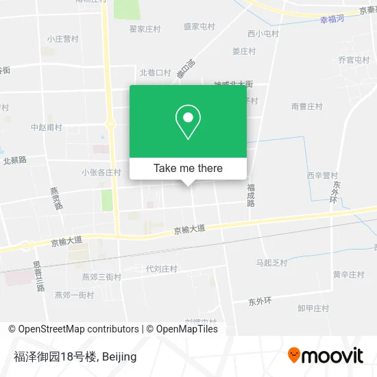 福泽御园18号楼 map