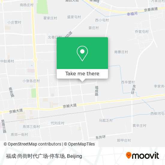 福成·尚街时代广场-停车场 map