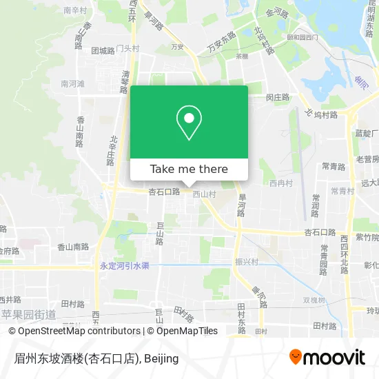 眉州东坡酒楼(杏石口店) map