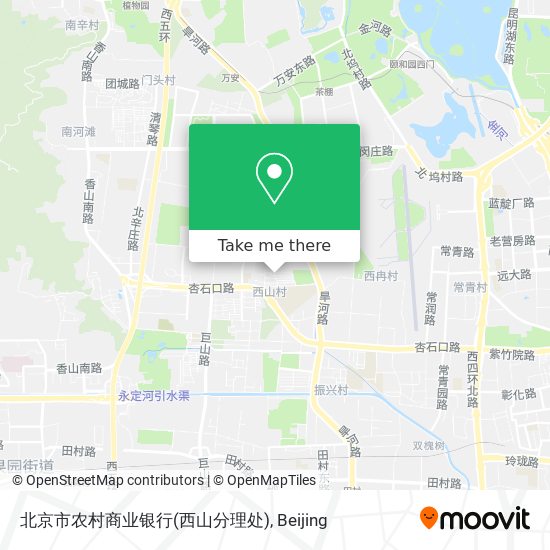 北京市农村商业银行(西山分理处) map