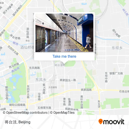 将台洼 map