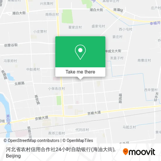 河北省农村信用合作社24小时自助银行(海油大街) map