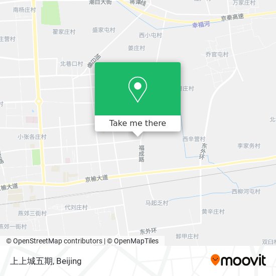 上上城五期 map