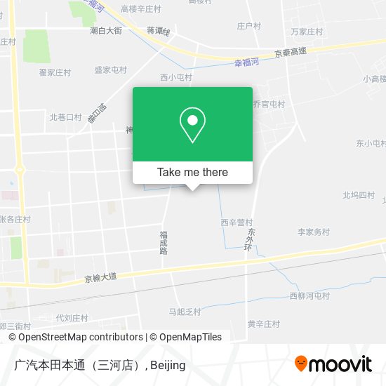 广汽本田本通（三河店） map