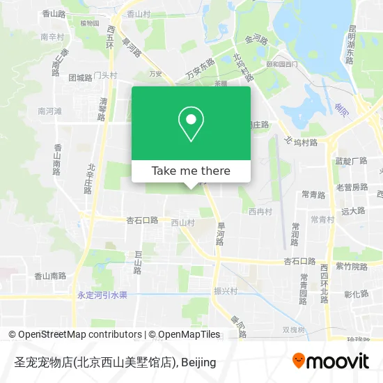 圣宠宠物店(北京西山美墅馆店) map