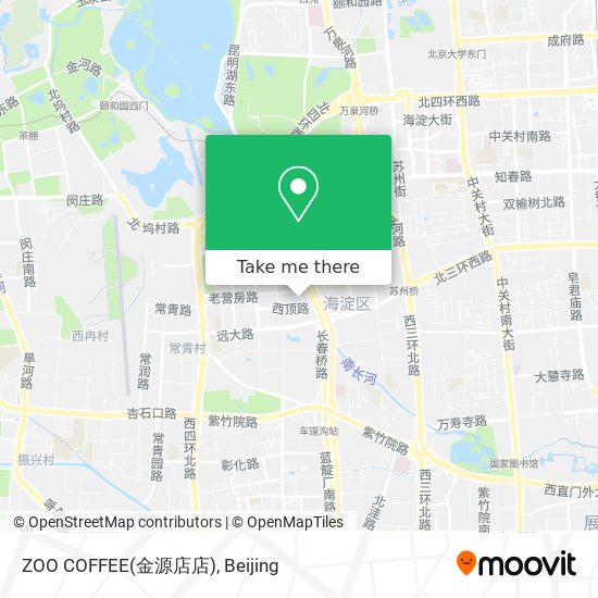 ZOO COFFEE(金源店店) map