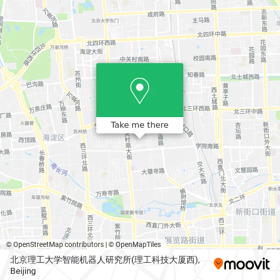 北京理工大学智能机器人研究所(理工科技大厦西) map
