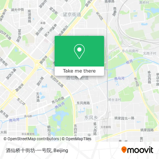 酒仙桥十街坊-一号院 map