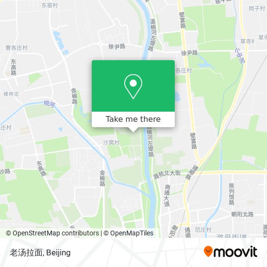 老汤拉面 map