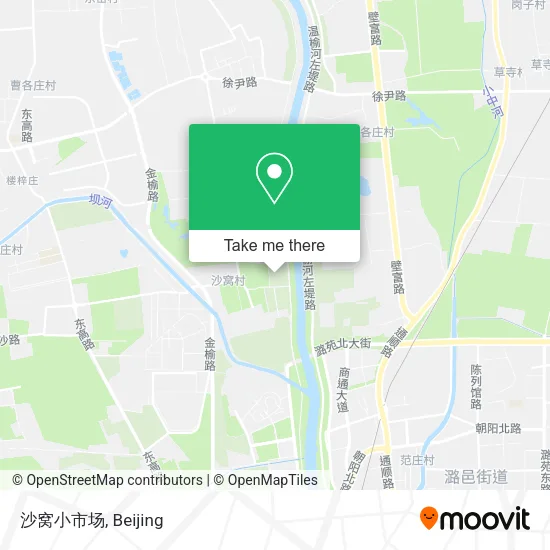 沙窝小市场 map