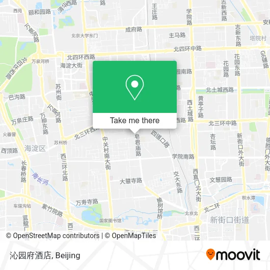 沁园府酒店 map