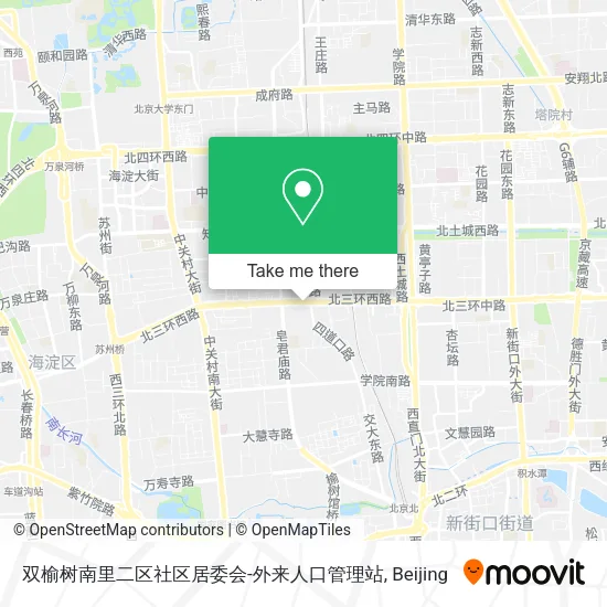 双榆树南里二区社区居委会-外来人口管理站 map