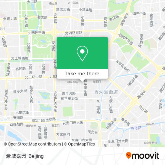 豪威嘉园 map
