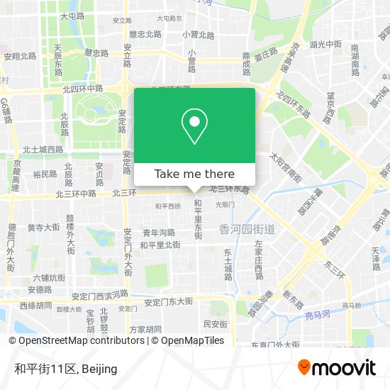 和平街11区 map