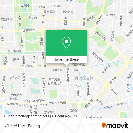 和平街11区 map