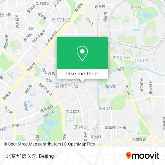 北京华信医院 map