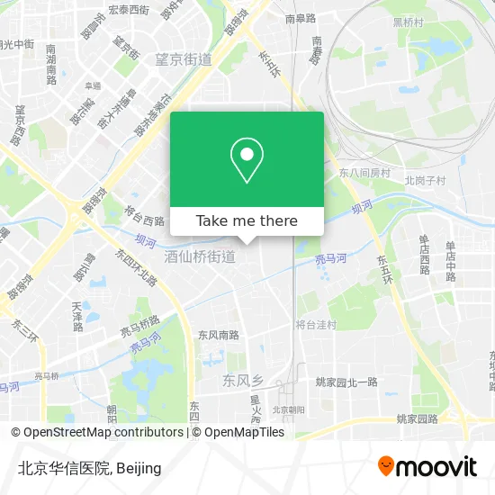 北京华信医院 map