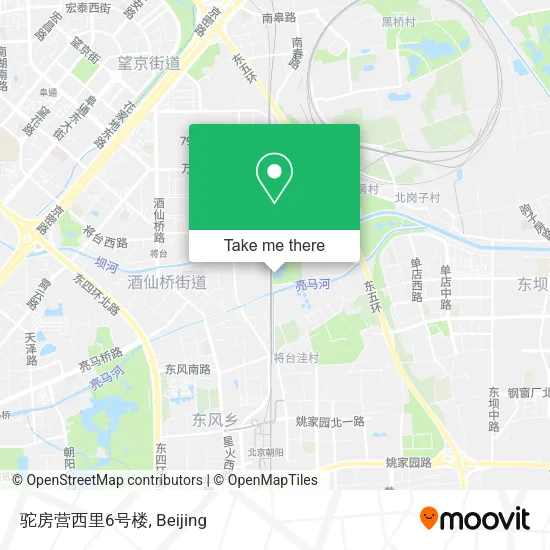 驼房营西里6号楼 map