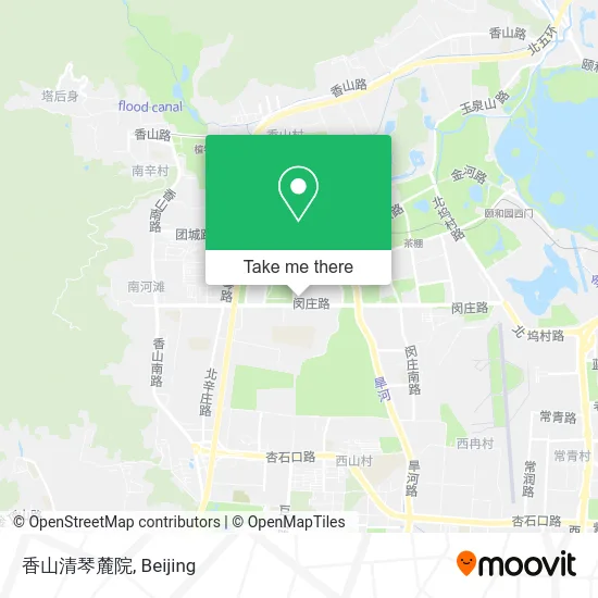 香山清琴麓院 map