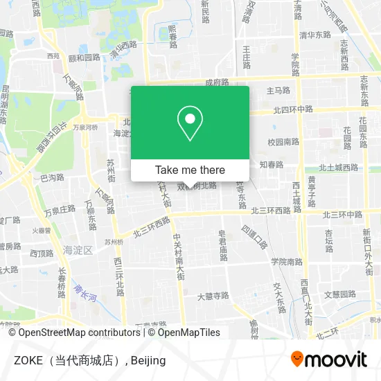 ZOKE（当代商城店） map