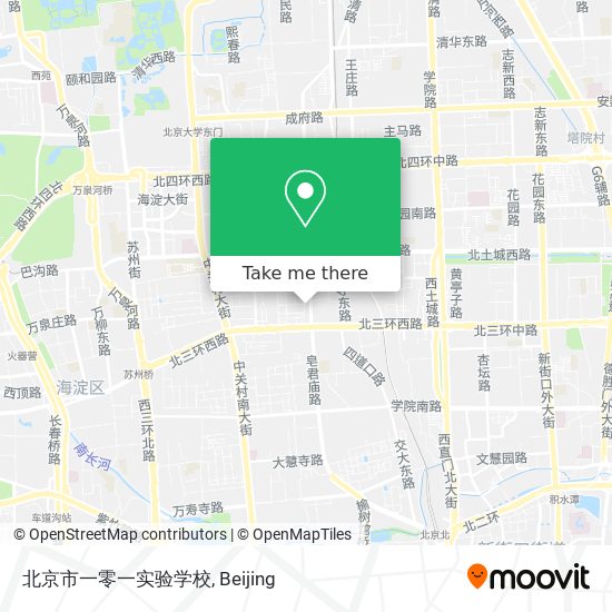 北京市一零一实验学校 map