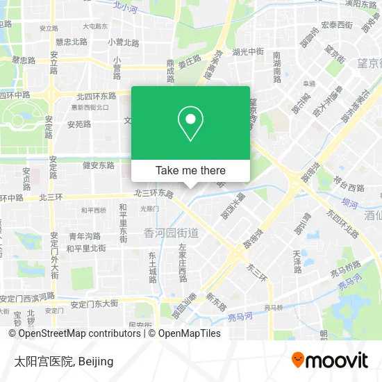 太阳宫医院 map