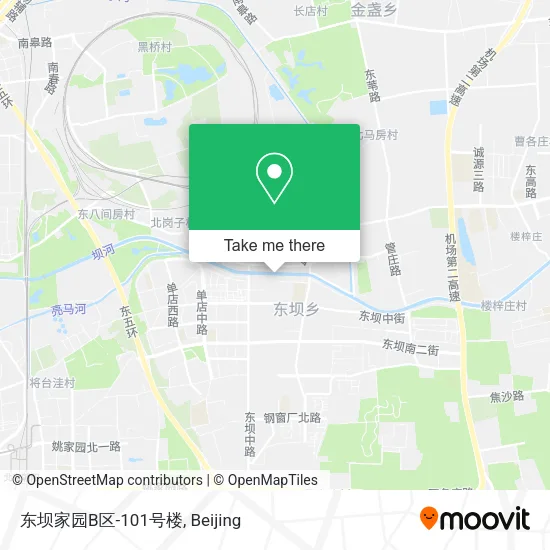东坝家园B区-101号楼 map