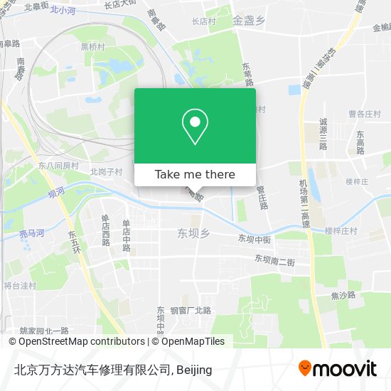 北京万方达汽车修理有限公司 map